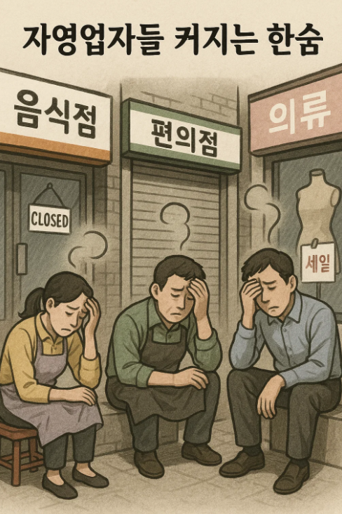 100만 폐업시대에 최저임금 부담까지”…자영업자들 커지는 한숨